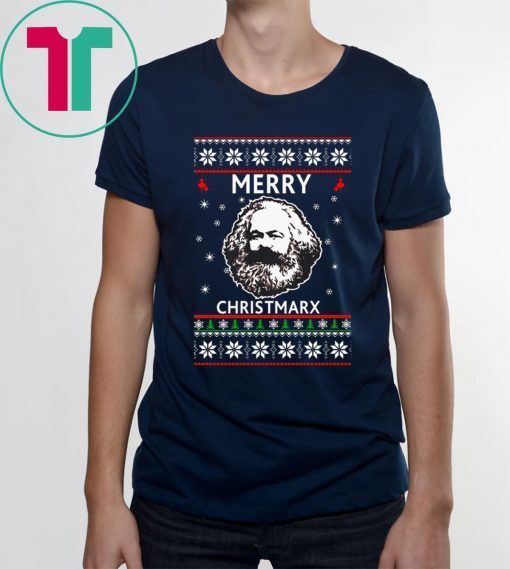 Karl Marx Merry ChristMarx ugly T-Shirt