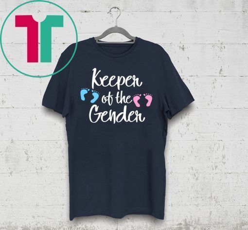 Keeper of Gender reveal party idea baby announcement 2020 t-shirts