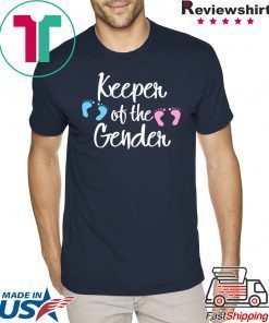 Keeper of Gender reveal party idea baby announcement 2020 t-shirts