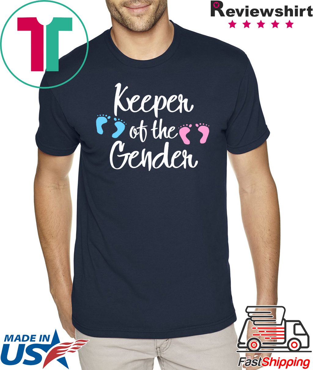Keeper of Gender reveal party idea baby announcement 2020 t-shirts ...