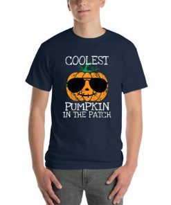 Kids Coolest Pumpkin In The Patch Halloween Costume Boys Gift T-Shirt