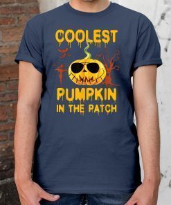 Kids Coolest Pumpkin In The Patch Halloween Costume Shirt T-Shirt