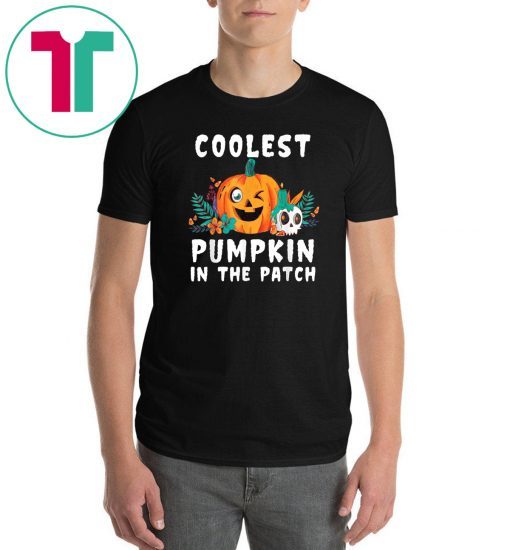 Kids Coolest Pumpkin In The Patch Halloween T-Shirt