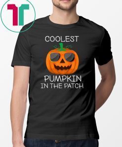 Kids Coolest Pumpkin In the Patch Halloween Costume Kids Gifts T-Shirt
