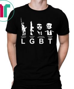 Liberty Guns Bolsonaro Trump LGBT Tee Shirt