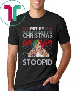 Merry Christmas 69 69 Stoopid Christmas Tee Shirt