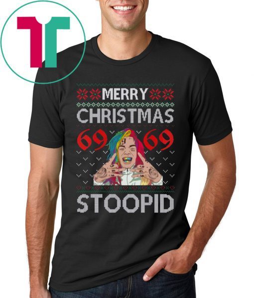 Merry Christmas 69 69 Stoopid Christmas Tee Shirt