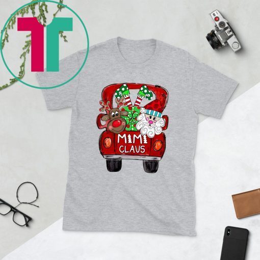 Merry Christmas Red Car And Gift Mimi Claus T-Shirts