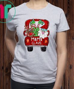 Merry Christmas Red Car And Gift Mimi Claus T-Shirts