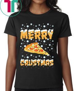 Merry Crustmas Pizza Christmas T-Shirts