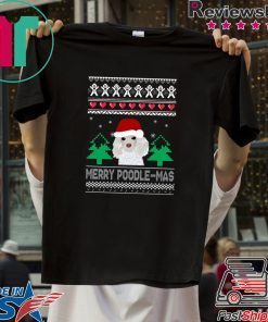 Merry Poodle Mas Christmas T-Shirt