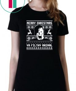 Merry christmas ya filthy animal home alone Tee Shirt
