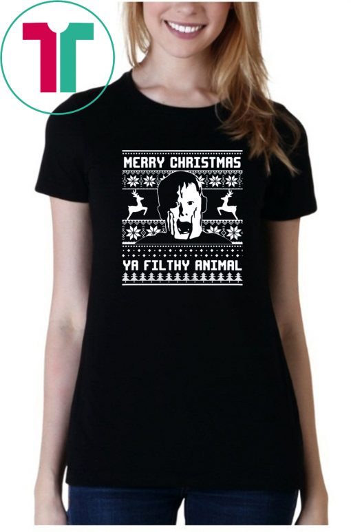Merry christmas ya filthy animal home alone Tee Shirt