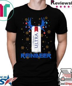 Michelob Ultra Superior Light Beer Reinbeer Christmas T-Shirts