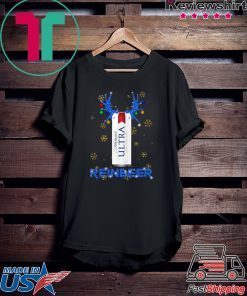 Michelob Ultra Superior Light Beer Reinbeer Christmas T-Shirt