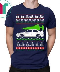 Mitsubishi Lancer Evo Christmas T-Shirt