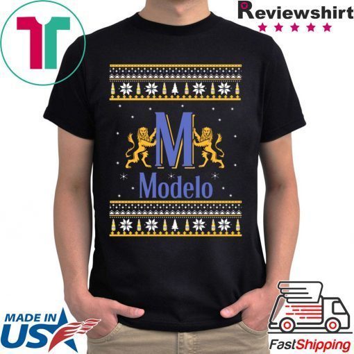 Modelo beer Christmas T-Shirt