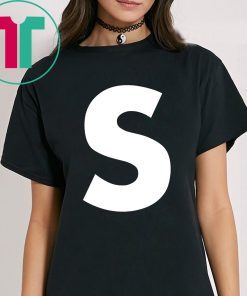 Name Letter S-Simon Chipmunk Halloween Christmas Costume Tee Shirt