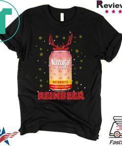 Natural Light Beer Strawberry Lemonade Naturdays Reinbeer Christmas T-Shirts