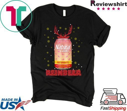 Natural Light Beer Strawberry Lemonade Naturdays Reinbeer Christmas T-Shirts