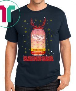 Natural Light Beer Strawberry Lemonade Naturdays Reinbeer Christmas T-Shirts