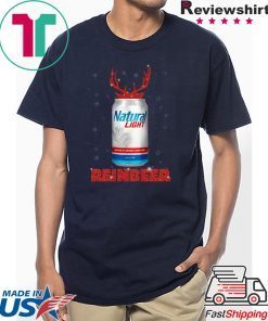 Natural Light Reinbeer Christmas T-Shirt