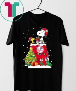 New York Yankees Snoopy And Woodstock Christmas 2020 T-Shirt