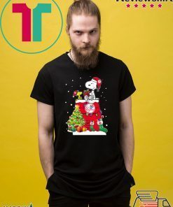 New York Yankees Snoopy And Woodstock Christmas T-Shirt