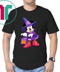 Nice Disney Halloween Minnie Mouse Trick or Treating shirt