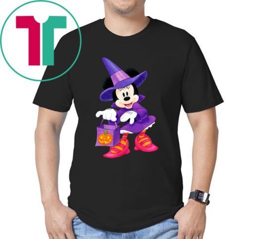 Nice Disney Halloween Minnie Mouse Trick or Treating shirt