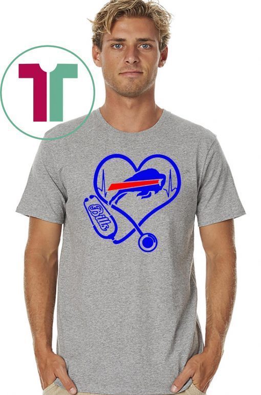 Nurse heart buffalo bills shirt