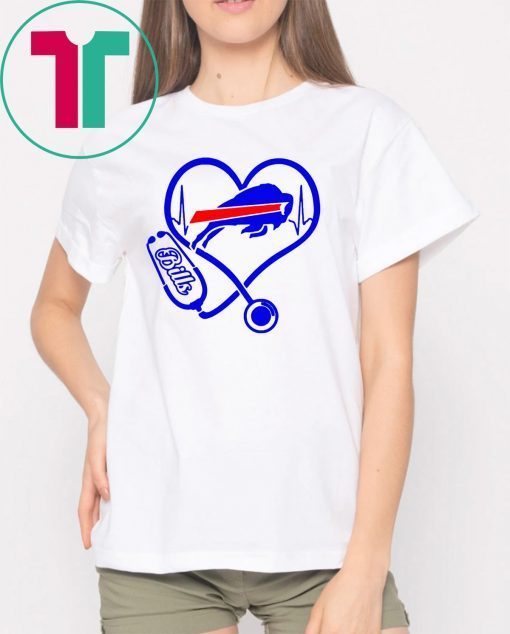 Nurse heart buffalo bills shirt