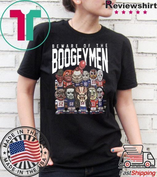 original Beware Of The Boogeymen Patriots Defense T-Shirt