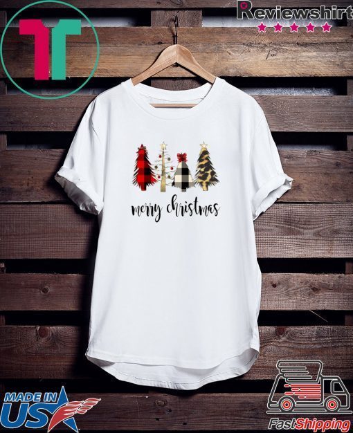 Plaid Christmas Trees T-Shirt