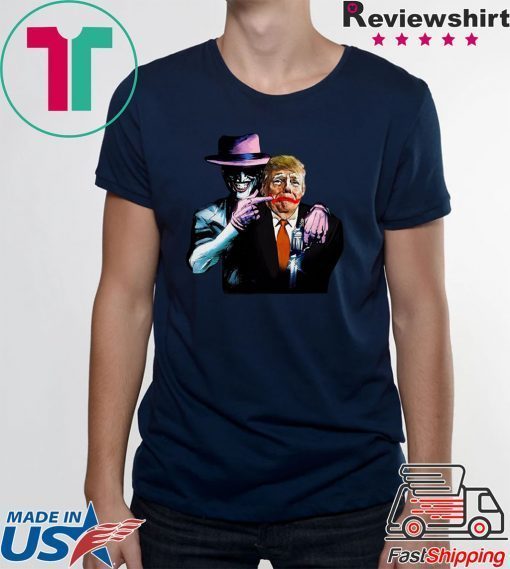 Poker smile painting Donald Trump shirts