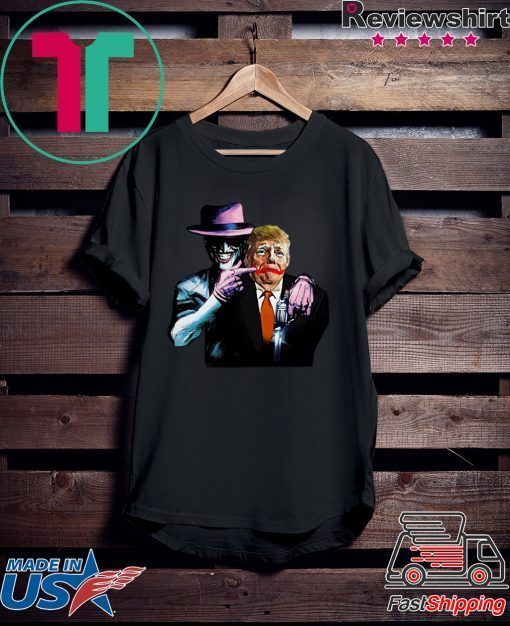 Poker smile painting Donald Trump shirts