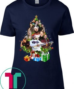 Post Malone Christmas Tree Tee Shirt