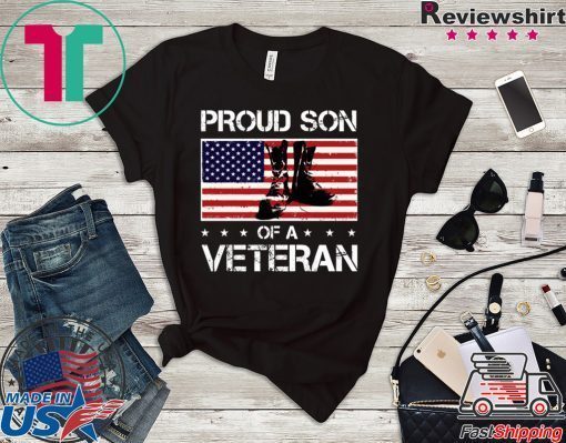 Proud Son of a Veteran T Shirt