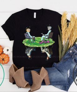 RICK AND MORTY CROSSOVER WALTER AND JESSE BREAKING BAD SHIRT