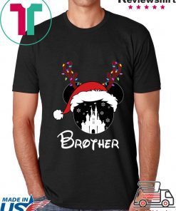 Reindeer Mickey Brother Disney Castle Family Christmas 2020 T-Shirt