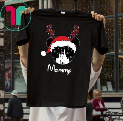 Reindeer Minnie Mommy Disney Castle Family Christmas 2020 T-Shirt