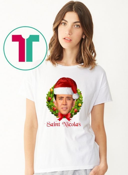 Saint Nicolas Cage Christmas T-Shirt