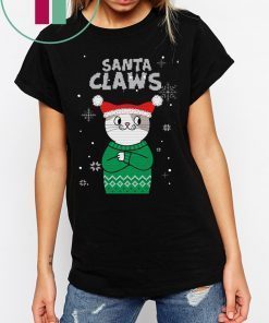 Santa Claws Cat Ugly Christmas 2020 Shirt