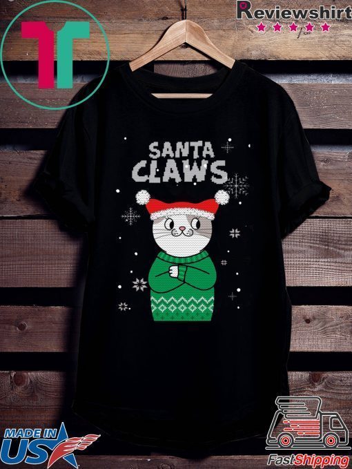 Santa Claws Cat Ugly Christmas 2020 Shirt