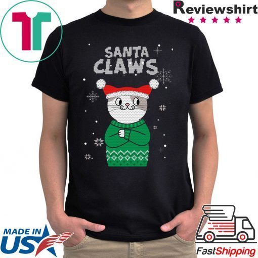 Santa Claws Cat Ugly Christmas 2020 Shirt