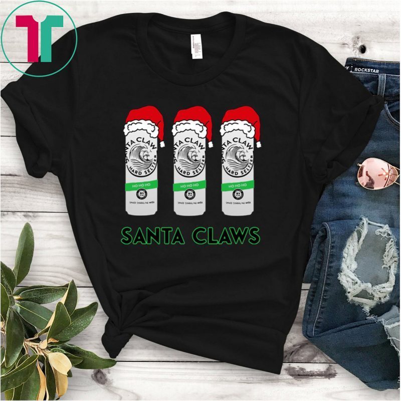 white claw santa claws shirt