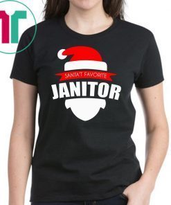 Santa’s Favorite Janitor Funny Christmas Shirt