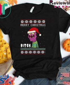 Scary Terry Merry Christmas Bitch ugly T-Shirt