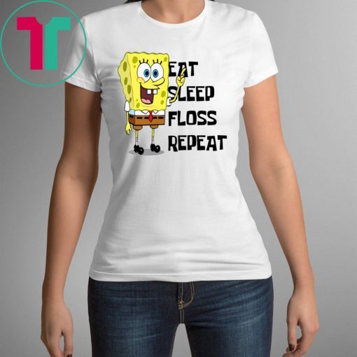 Spongebob Eat Sleep Float Repeat T-Shirt