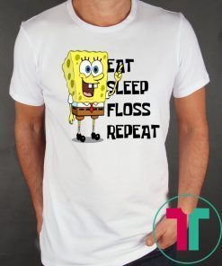 Spongebob Eat Sleep Float Repeat T-Shirt